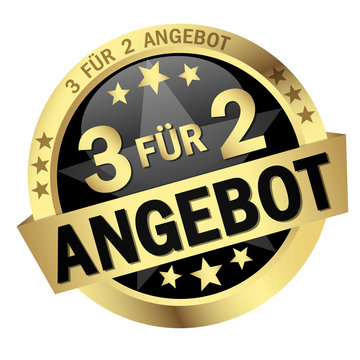 Button - 3 FÜR 2 ANGEBOT