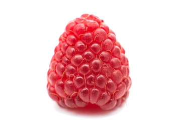 raspberries isolated