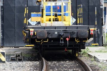 Railroad rails. Railway lines. One of the safest ways to deliver goods. Inexpensive and convenient...