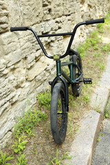 Fototapeta na wymiar BMX bike at park