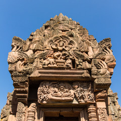 Fototapeta na wymiar Phanom rung, Sandstone carved castle