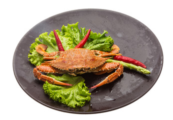 Boiled crab