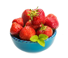 Strawberry in the bowl