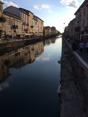 Naklejka premium navigli milano