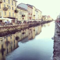 Obraz premium navigli milano italia