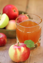 Apples and apple juice