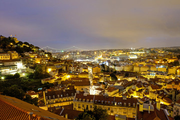 Lisbon at night