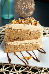 Almond Toffee Cake