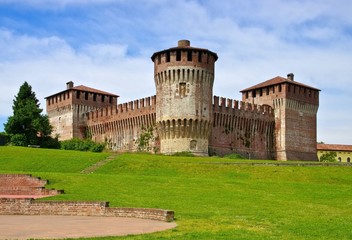 Fototapeta na wymiar Soncino Burg - Soncino castle 01