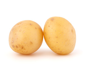 new potato tuber isolated on white background cutout