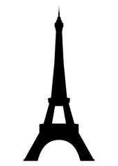 Eiffel tower in Paris. Vector EPS10.