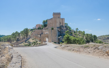 Fototapeta na wymiar castillo de alarcon