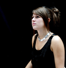 Jeune fille pensive