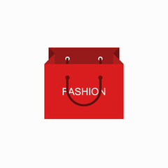 vector modern shopping fashion icon on white