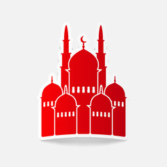 realistic design element: mosque