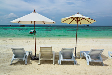 Sea,sand and sun on holiday at Lipe island,Thailand