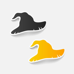 realistic design element: witch hat