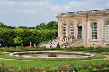France, the Marie Antoinette estate in the parc of Versailles Pa