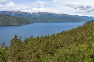 Fototapeta na wymiar beautiful Norway scenery