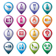 Beauty and Cosmetic Pointer Icons
