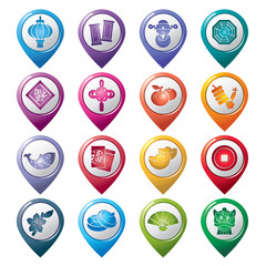 Chinese New Year Pointer Icons