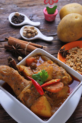 Spicy curry chicken