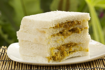 dried shredded pork sandwich