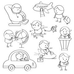 Businessman on Business Trip