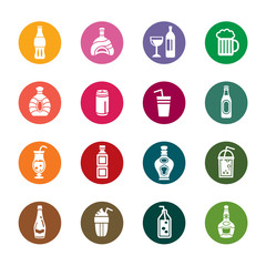 Drinks Color Icons