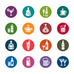 Drinks Color Icons