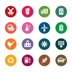 Environmental Protection Color Icons