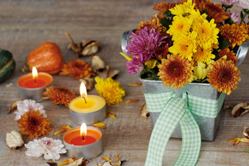 Herbstlicher Blumenstrauß