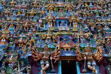 Fototapeta premium meenakshi amman temple