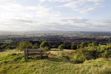 Tuinposter Robinswood Hill Country Park Gloucester View © gemstock
