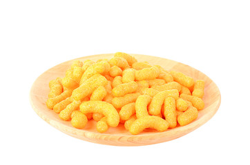 Dry breakfast isolated on a white background