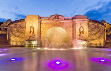 Fontanna ,Tarasy Hakena,szczecin,Polska © Mike Mareen