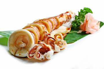 Grilled squid