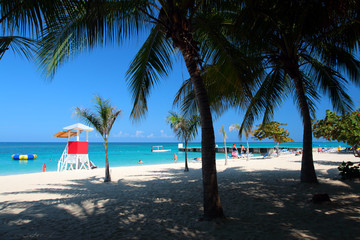 Doctor's Cave Beach Club, Montego Bay, Jamaica..