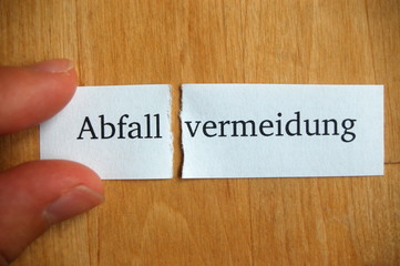 Abfall-vermeidung