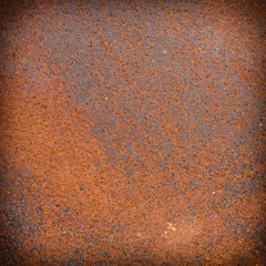 Rust texture as metal plate background