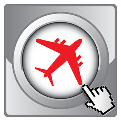 Fototapeta premium AIRPLANE ICON