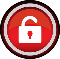 Круглый векторный знак с изображением замка.