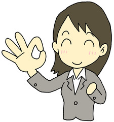 OK　ビジネスウーマン