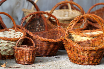 paniers en osier