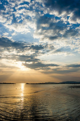 Sunrise on the sea