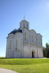 St. Demetrius Cathedral. Vladimir, Golden ring of Russia.