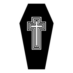 Obraz premium Coffin icon