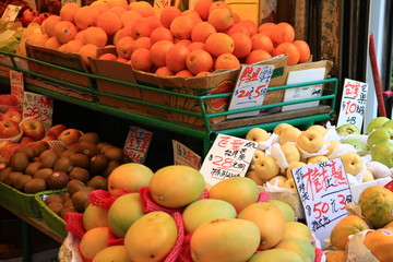 Obraz premium Wet Market, Hong Kong