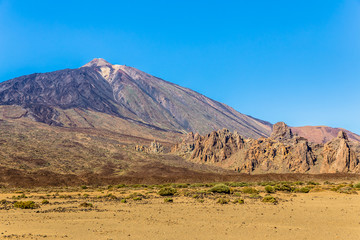 Teide volcano from Ucanca valley