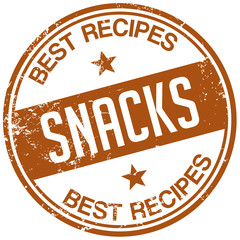 snack recipes stamp